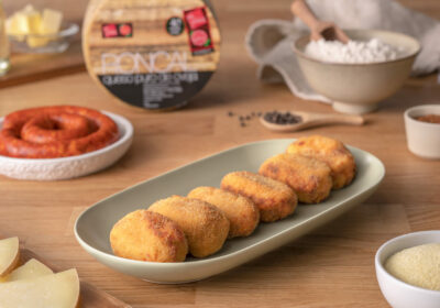 Croquetas de Queso Roncal y Txistorra de Navarra