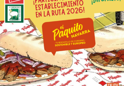 Participa en la “Ruta del Paquito” 2026 con IGP Cordero de Navarra